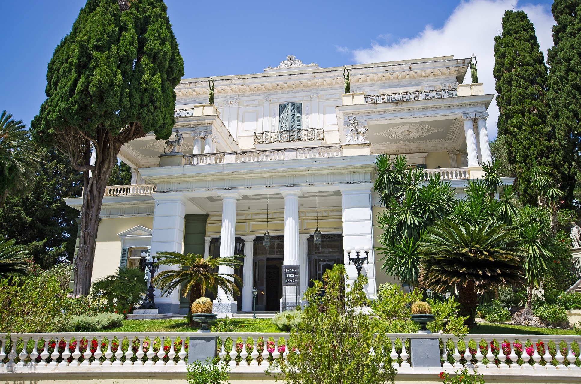 Achillion palace on Corfu island, Greece_shutterstock_268928156