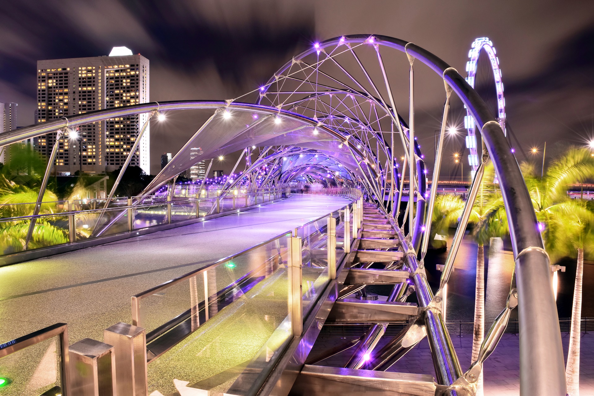 Singapur Tipps Marina Helix Brücke