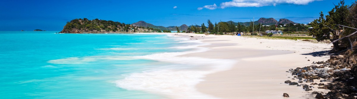 Caribbean Beach With Perfect Sky