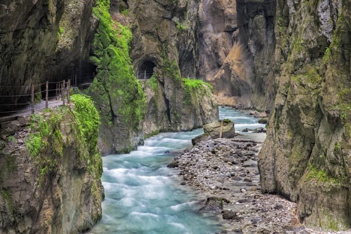 Die Partnachklamm in Bayern