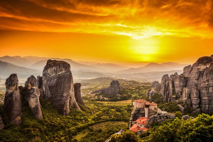 meteora-roussanou-monastery-at-sunset-greece-shutterstock_159118850-2