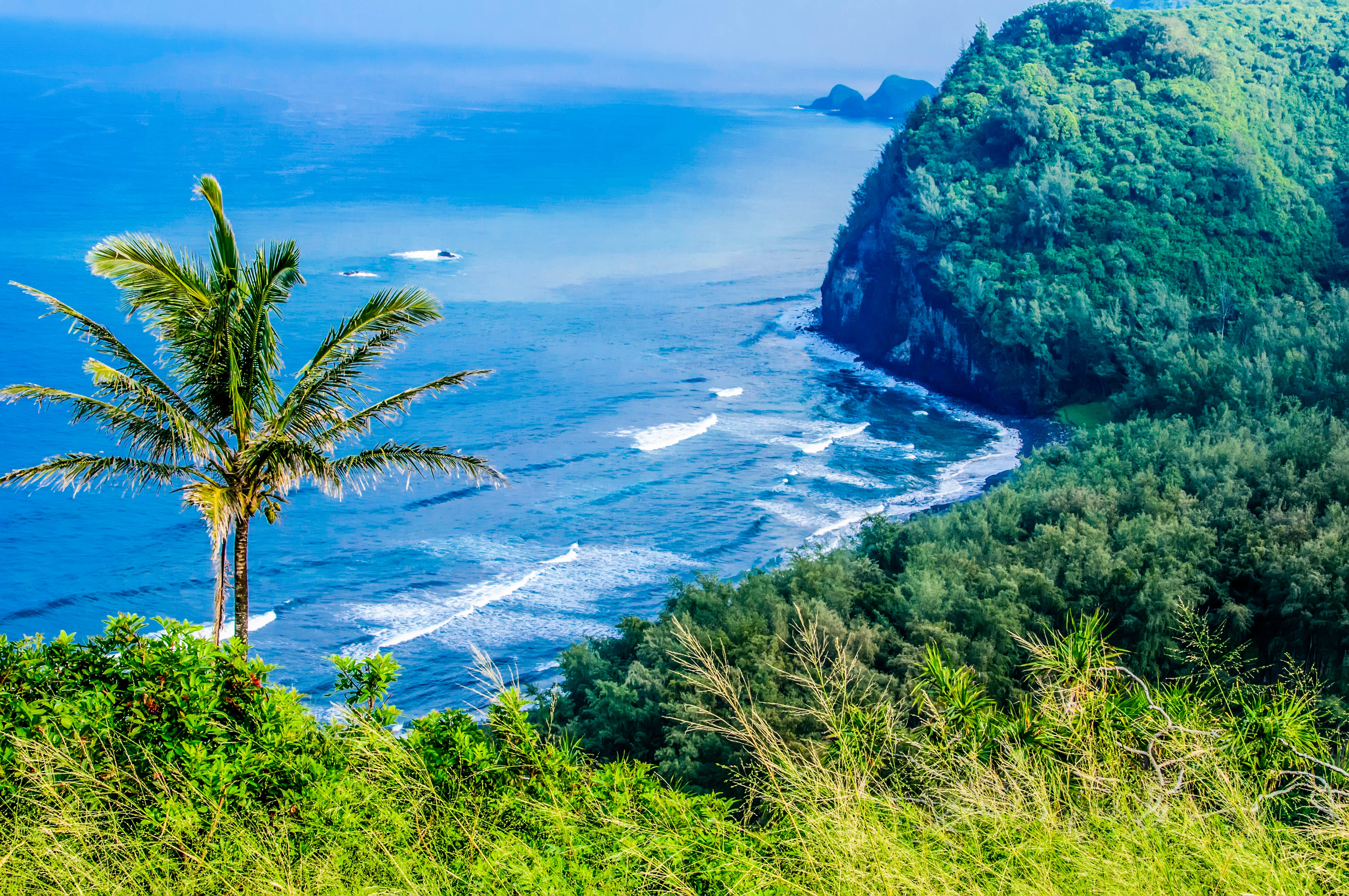 Orte auf Hawaii, die wunderschöne Küste