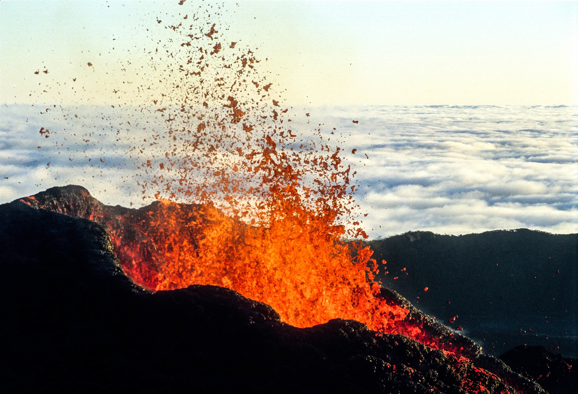 La Réunion Vulkanausbruch