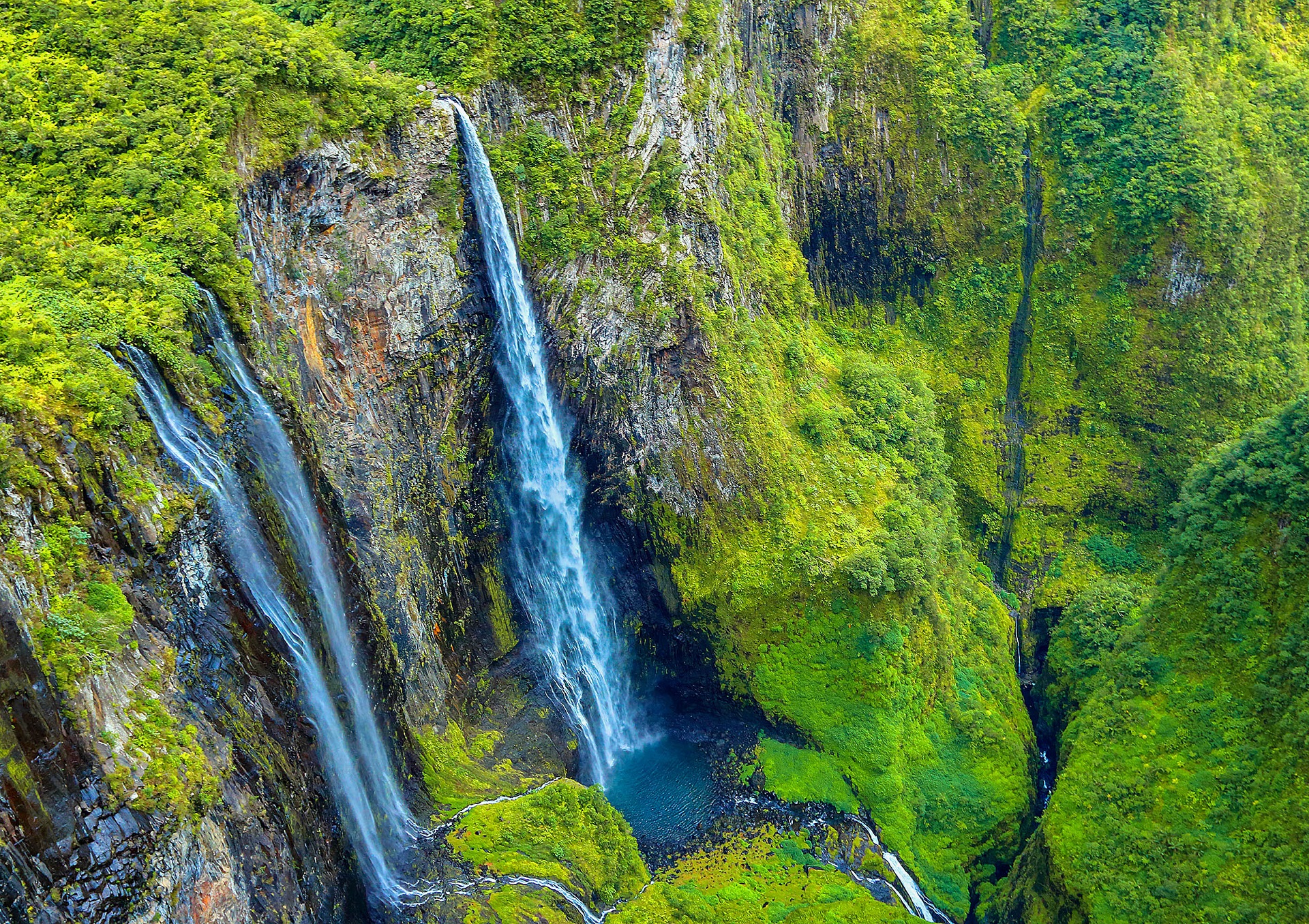 La Réunion Wasserfall