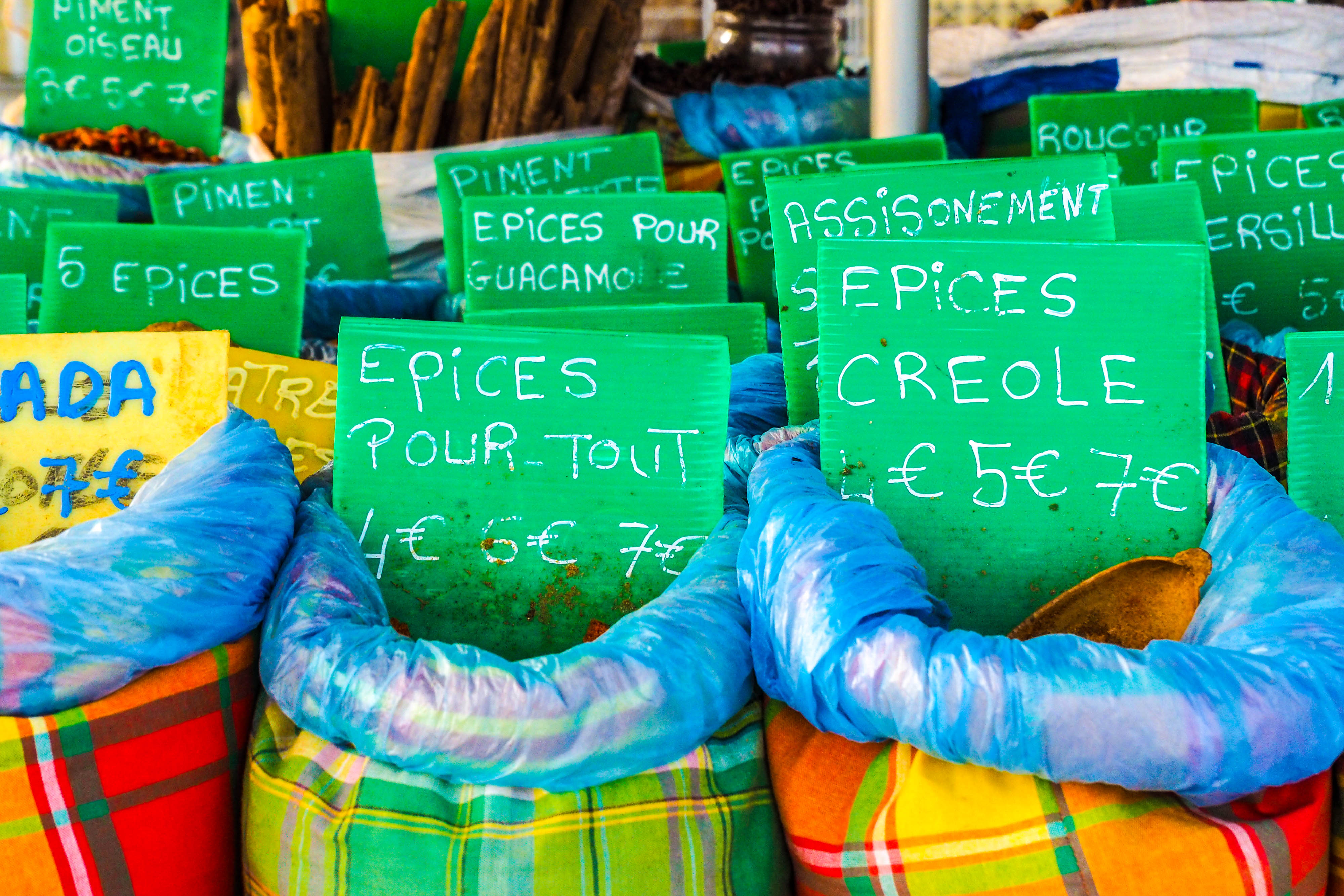 Markt in Sainte Anne auf Guadeloupe