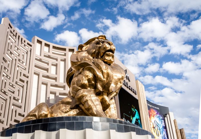 Golden Lion at MGM Grand Hotel and Casino shutterstock_601541951 EDITORIAL ONLY Diego Grandi