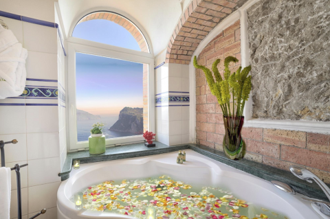 Badewannen mit spektakulärer Aussicht