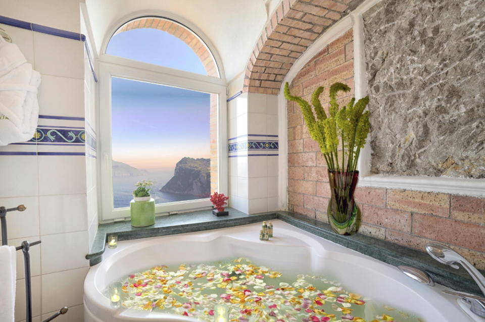 Badewannen mit spektakulärer Aussicht