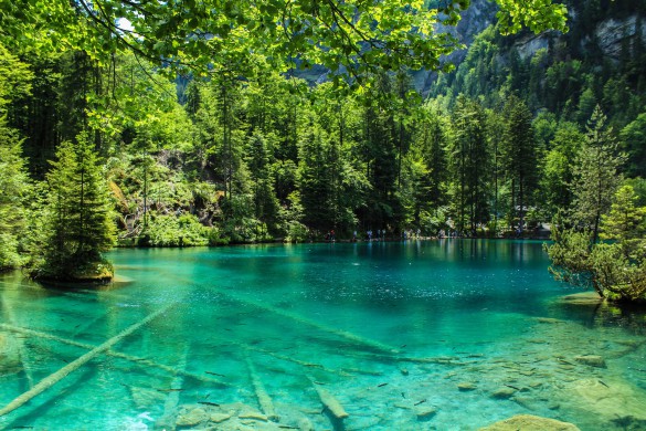 Blausee in der Schweiz