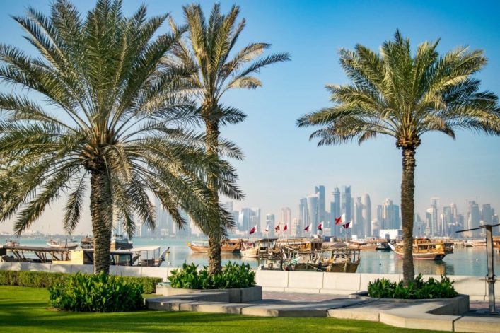 Strandpromenade Corniche in Doha