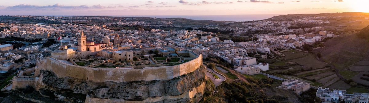 Blick auf Gozo