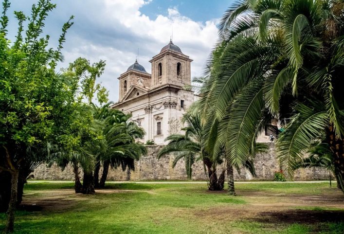 Jardines del Turia in Valencia, Spanien