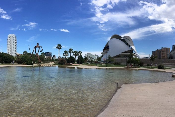 Jardines del Turia in Valencia, Spanien