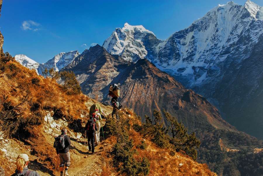 khumbu sagarmatha nationalpark in Nepal
