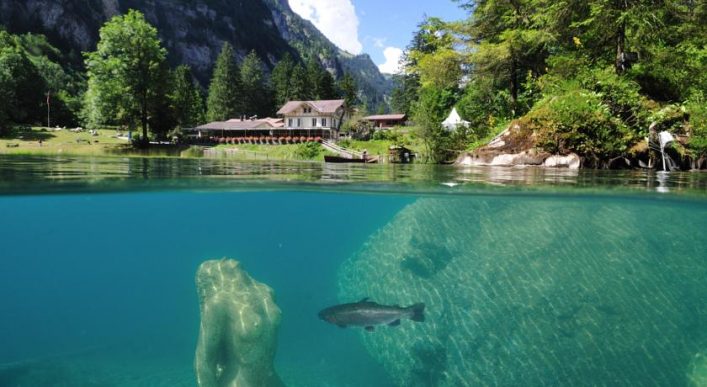 Die schönsten Bergseen der Schweiz Blausee