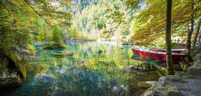 Die schönsten Bergseen der Schweiz Blausee
