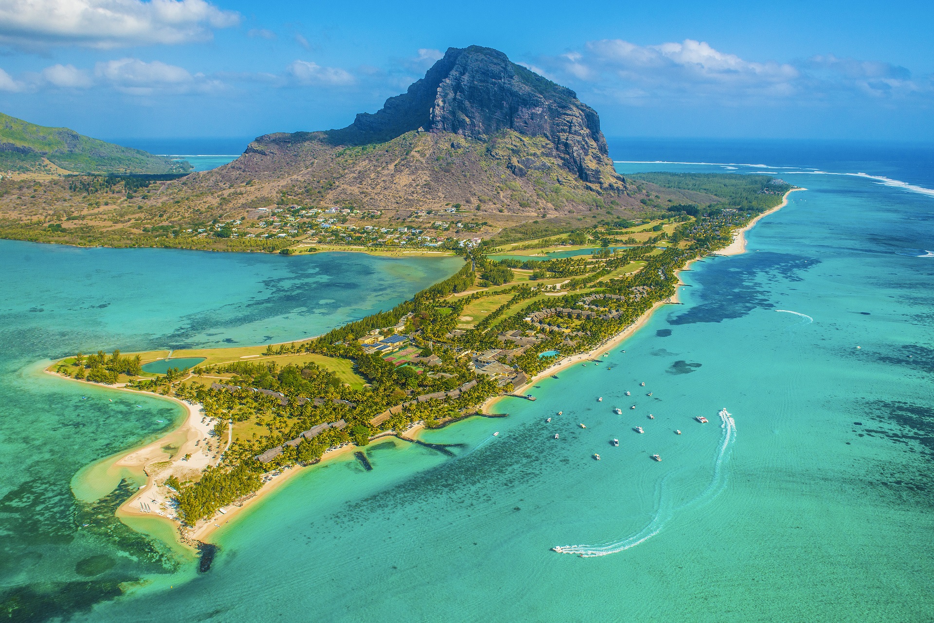 Mauritius von oben - ein atemberaubender Anblick