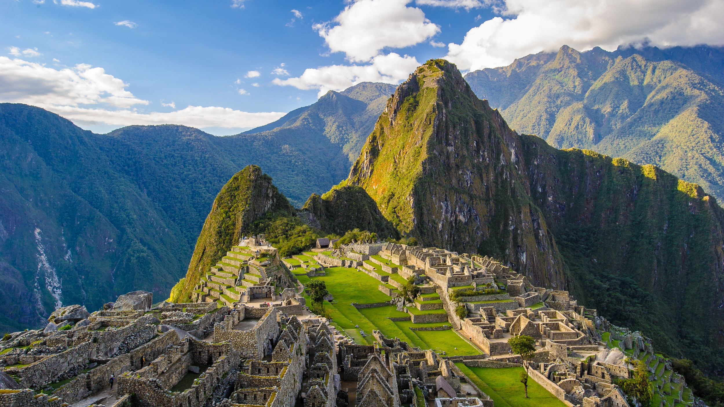 Machu Picchu in den Anden, Peru.
