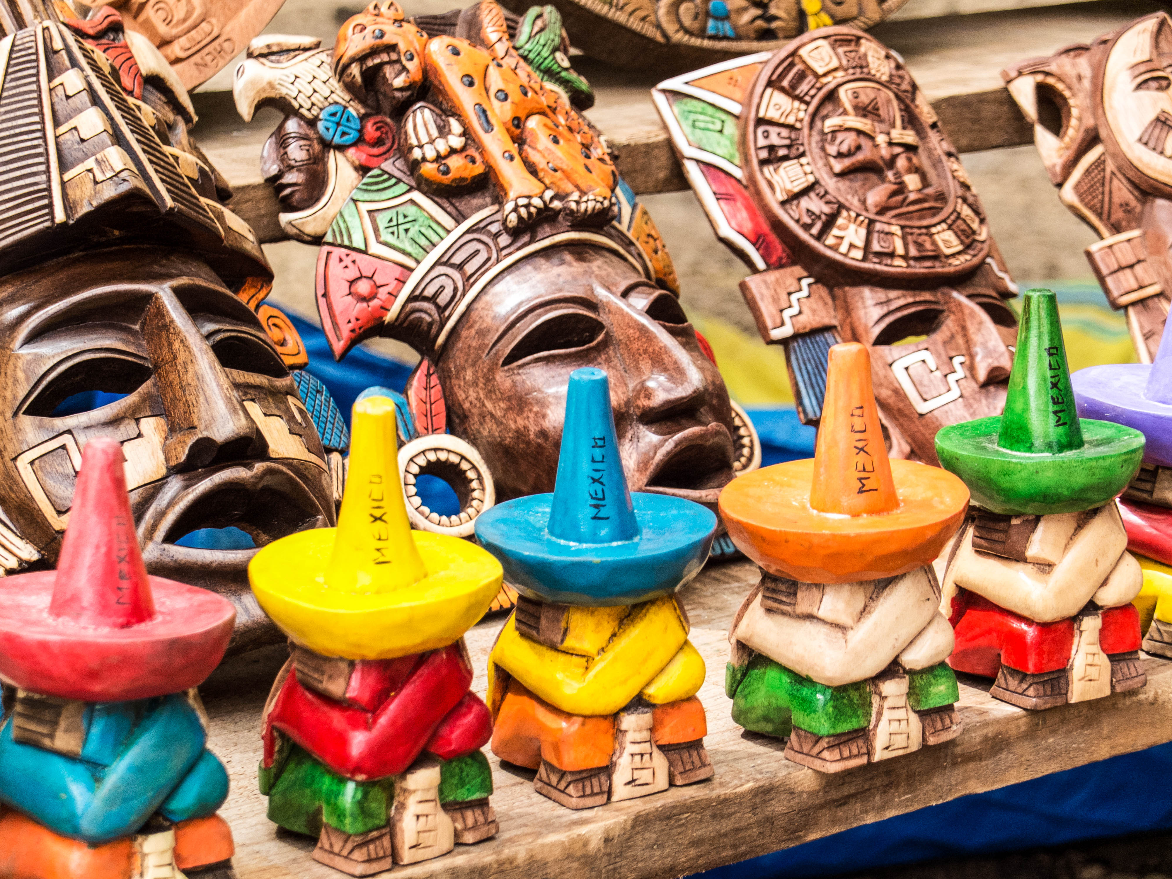 Typische mexikanische Souvenirs