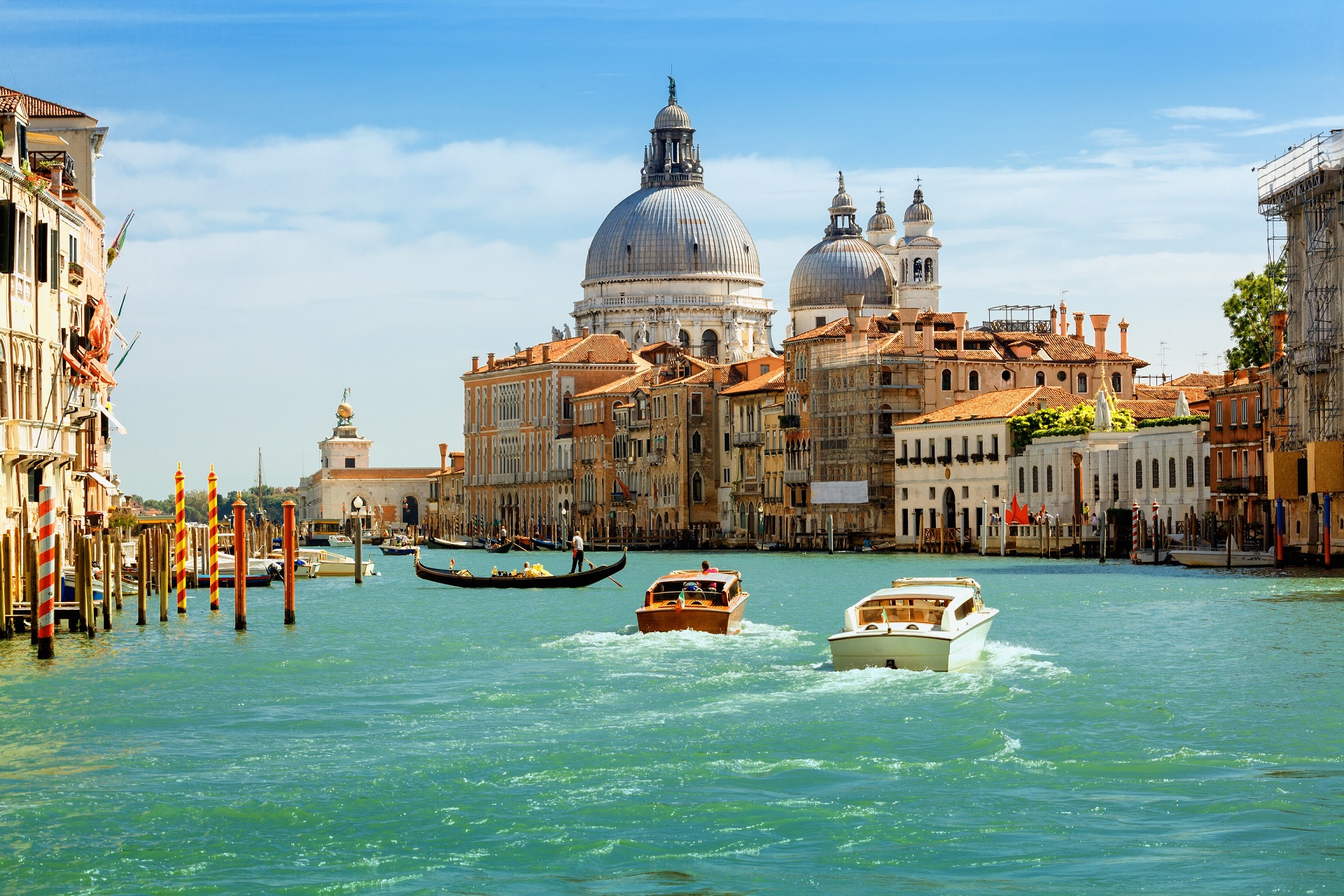 Die schöne Hafenstadt Venedig