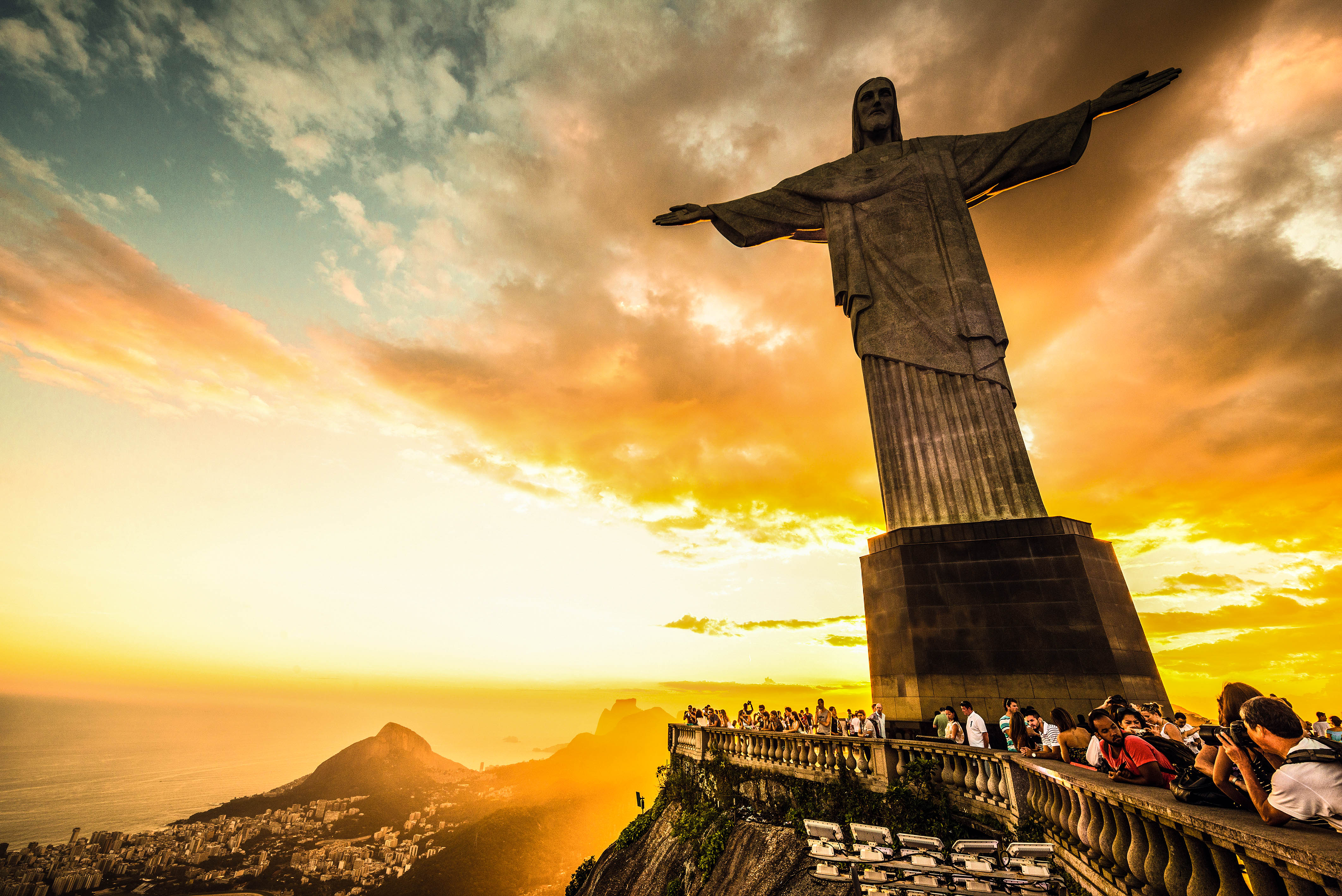 Die Christus Staue in Rio de Janeiro