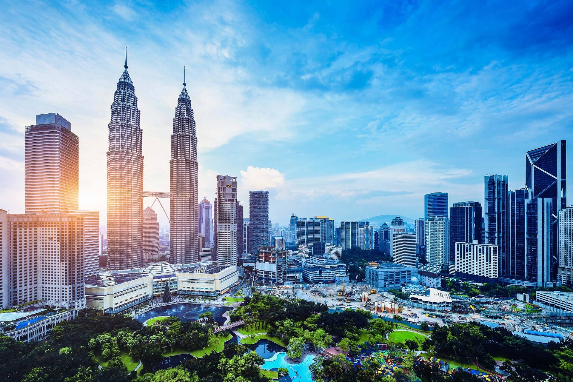 Die Zwillingstürme in Kuala Lumpur sind ein beliebtes Fotomotiv