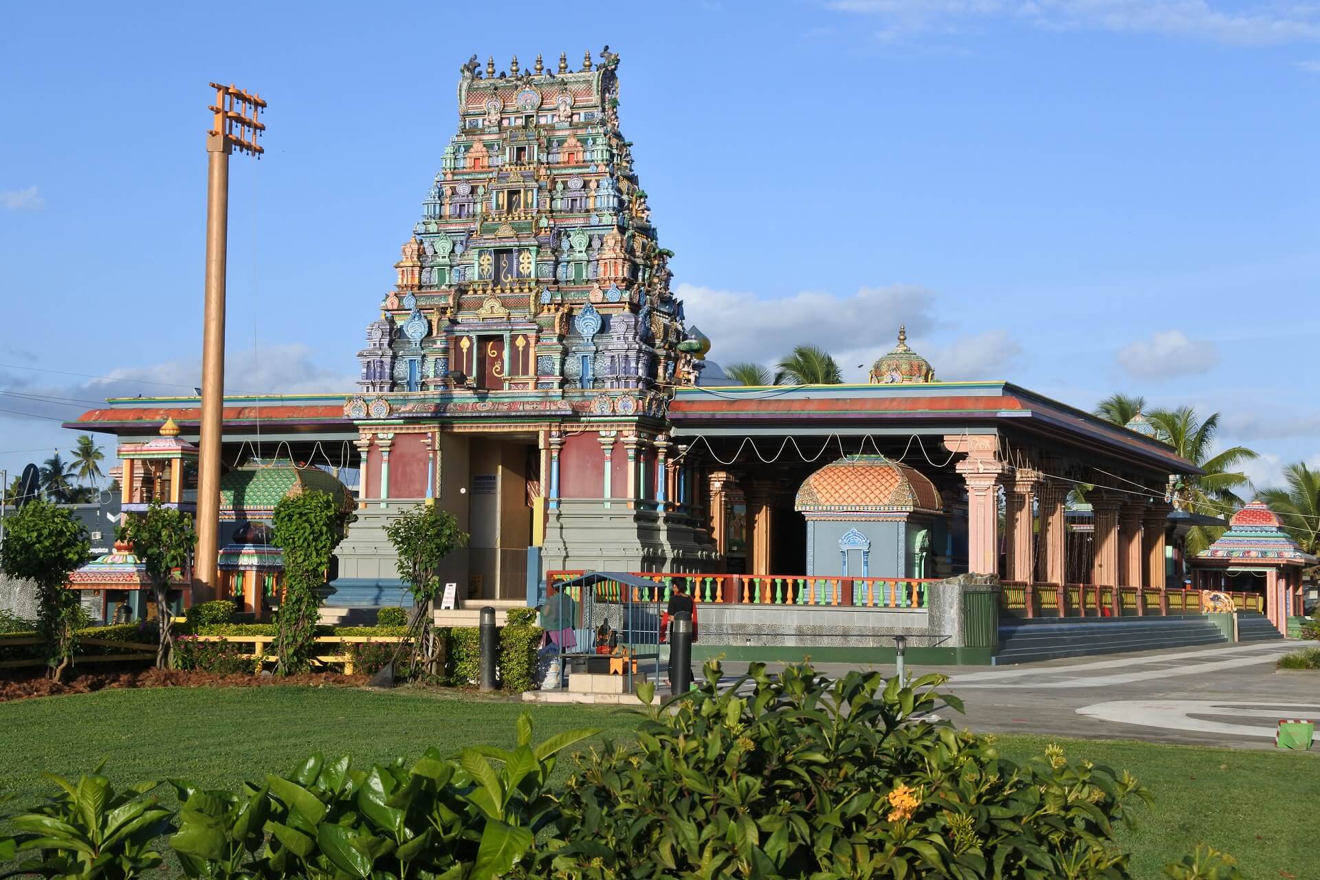 Der Sri Siva Subramaniya Hindu Tempel auf den Fidschi Inseln