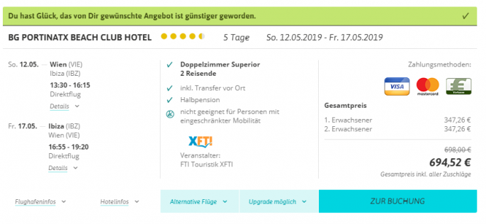 5 Tage im 4,5*Hotel inkl. HP, Flügen & Transfer für