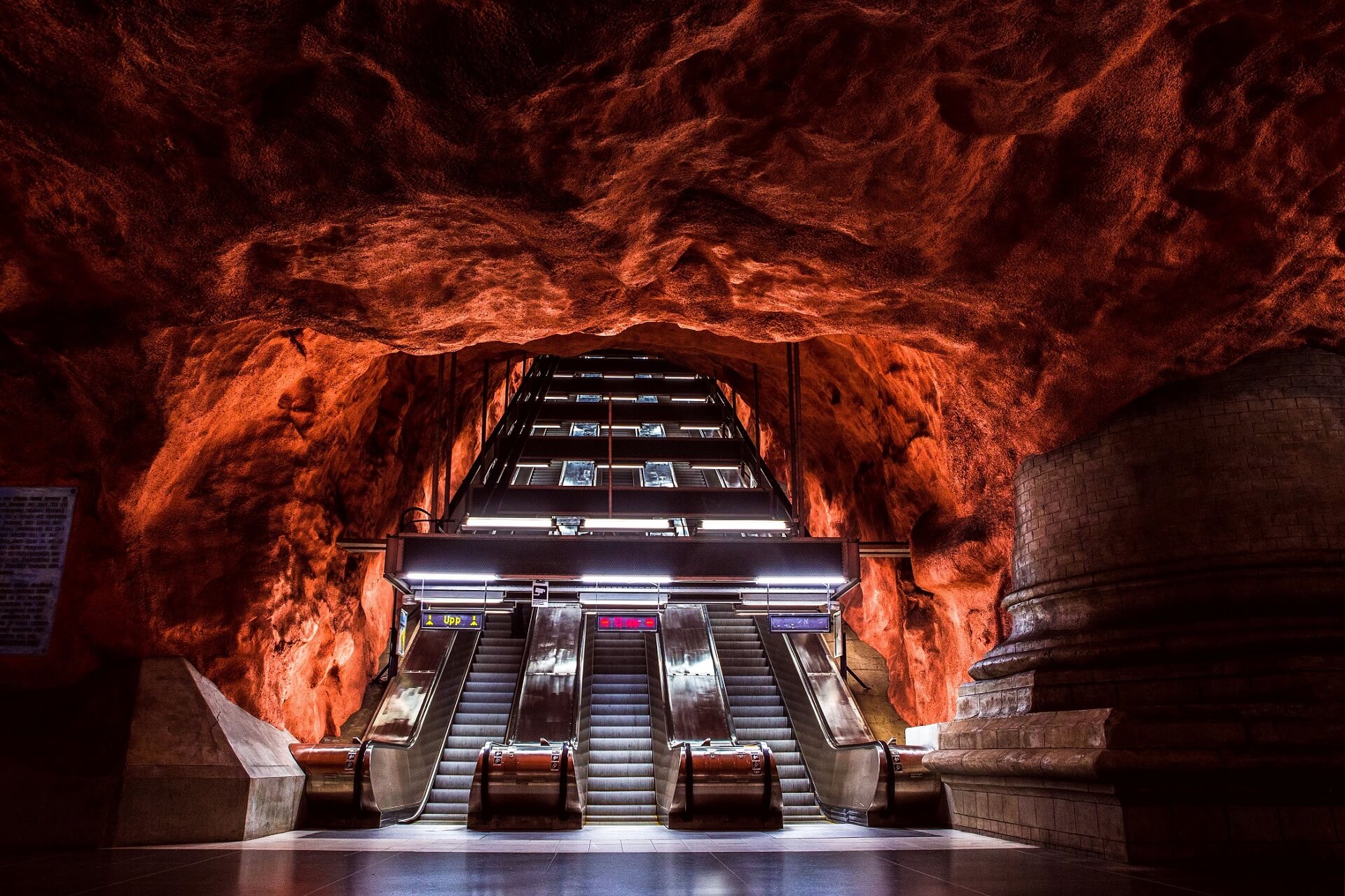 Metrostationen Stockholm