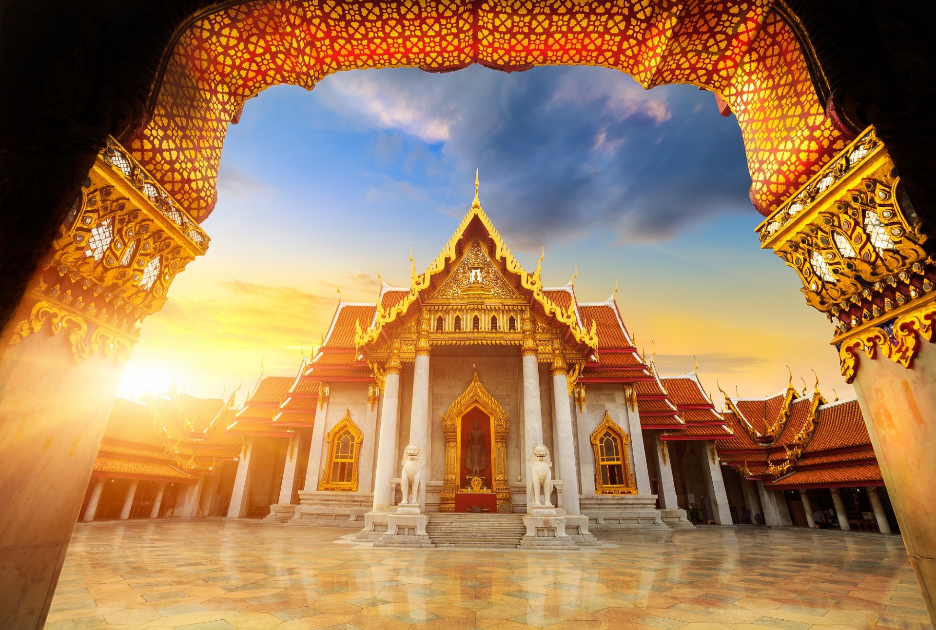 Der Marble Temple in Bangkok ist ein echtes Highlight