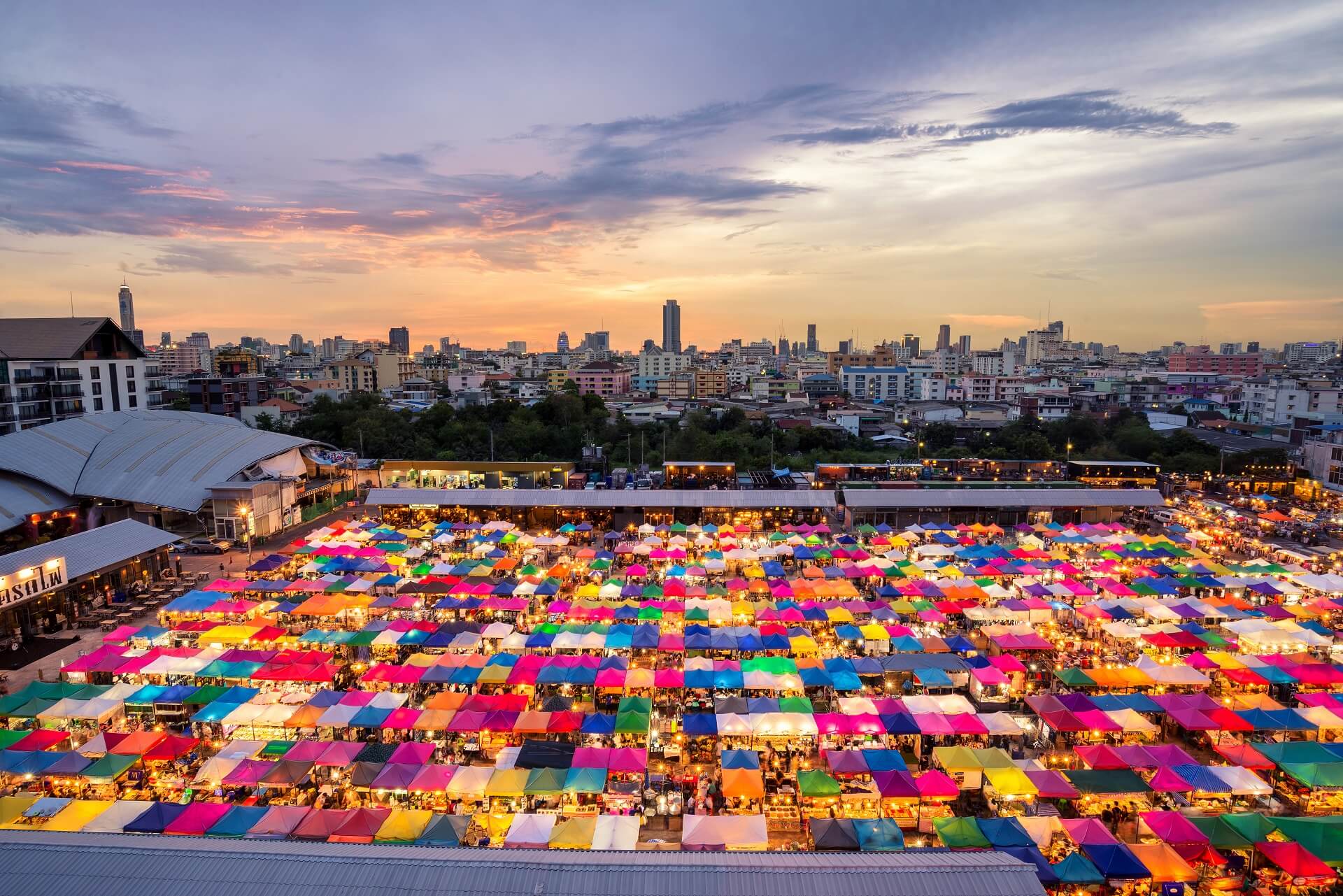 Märkte in Bangkok sind sehr beliebt