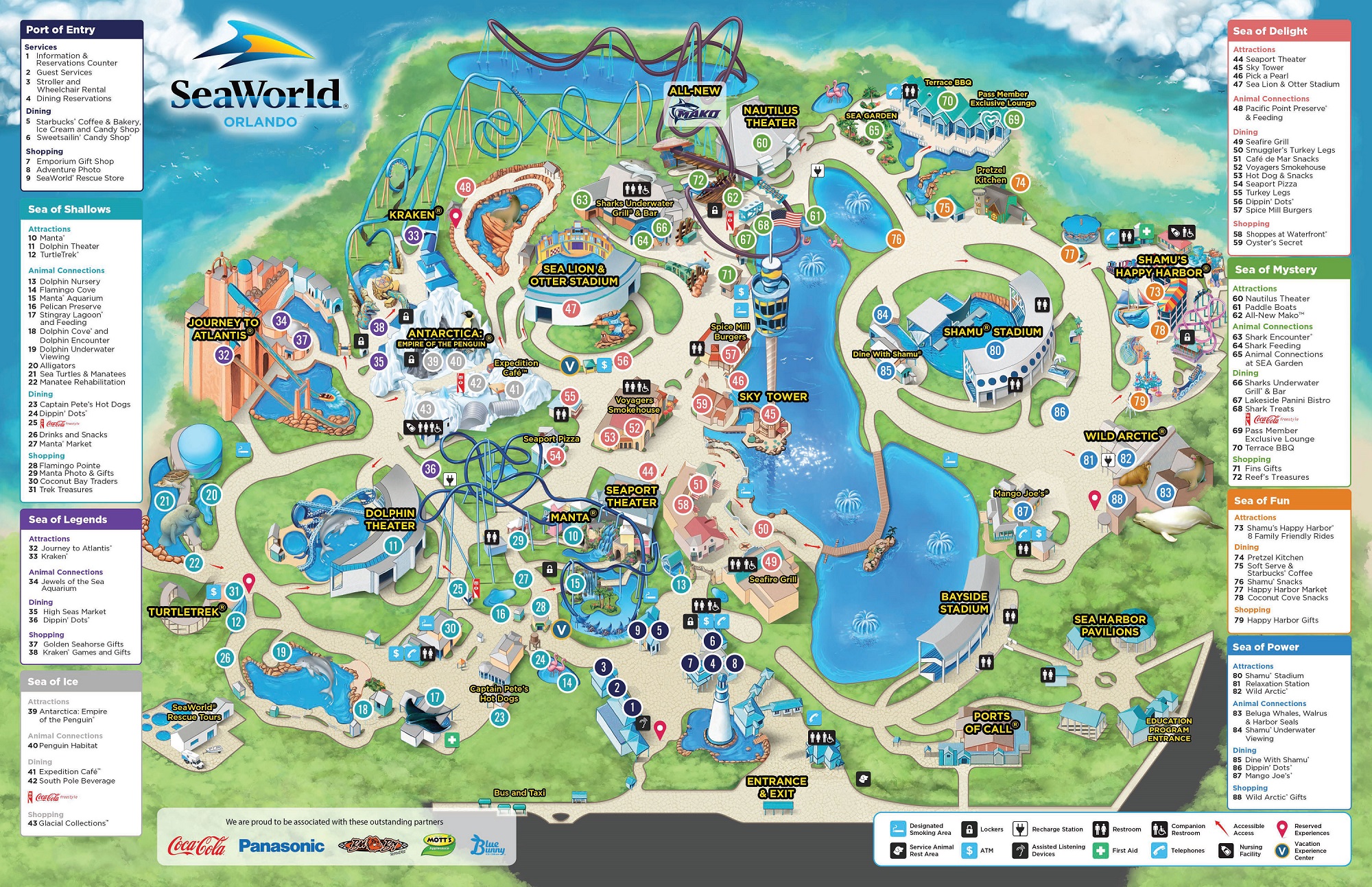 SeaWorld® Parkplan