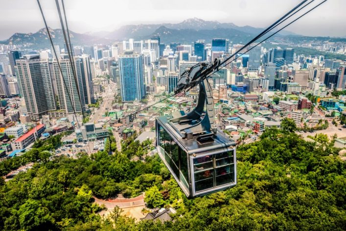 Seoul – South Korea, cityscape and cable car