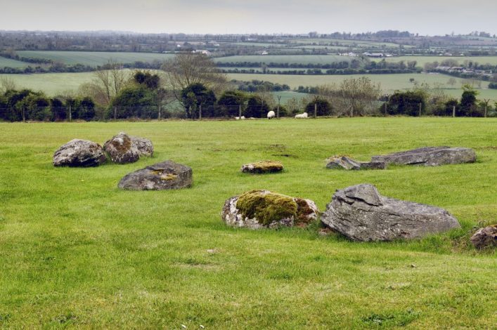 Ein Panoramabild der Boyne Valley.