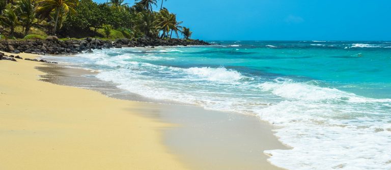 Beautiful tropical beach on the Caribbean Sea, Nicaragua