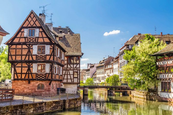 House tanners, Petite France district. Strasbourg, France