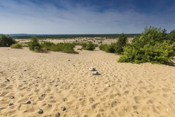 Bledow Desert in Polen