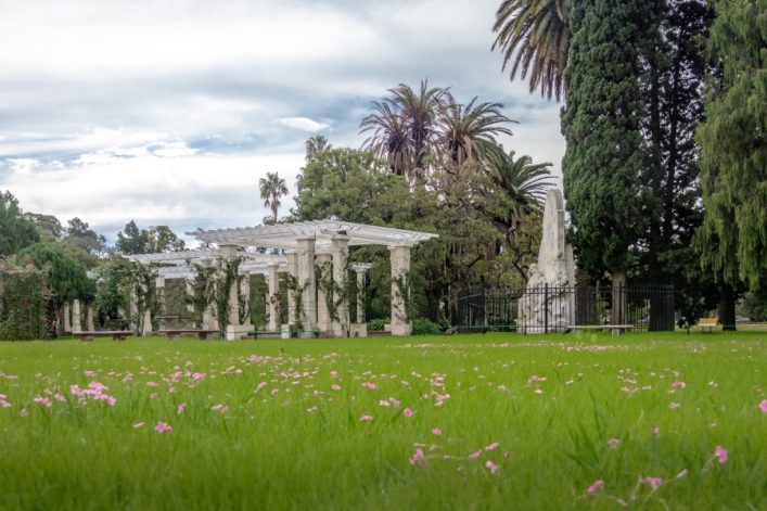 Lake Pergola im Rosedal Rose Park