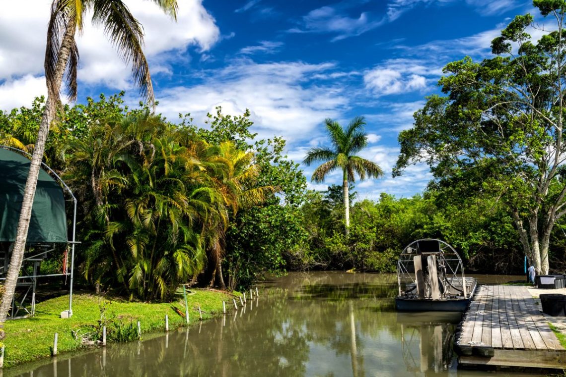 Sumpfboot im Everglades Nationalpark